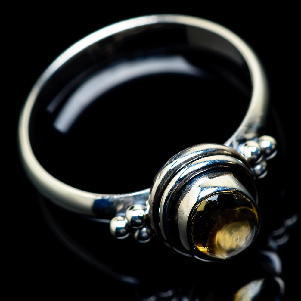 Citrine Rings handcrafted by Anasilvercos - RING23494