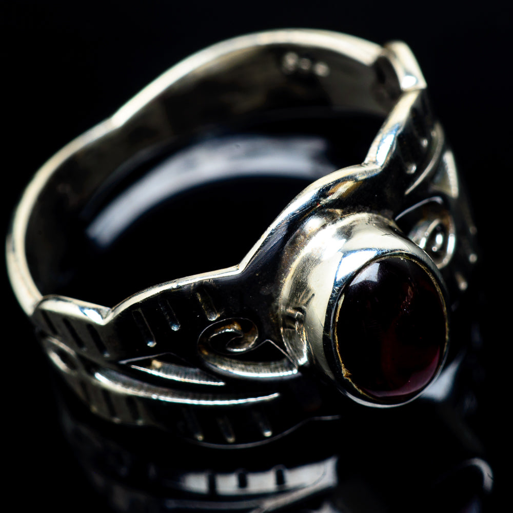 Garnet Rings handcrafted by Anasilvercos - RING23552