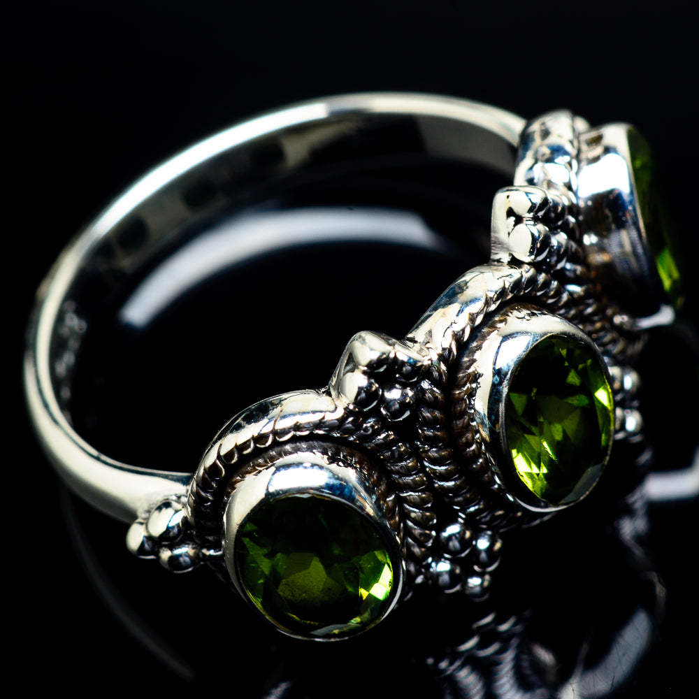 Peridot Rings handcrafted by Anasilvercos - RING23568