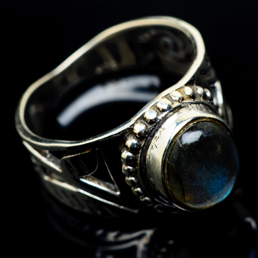 Labradorite Rings handcrafted by Anasilvercos - RING23586
