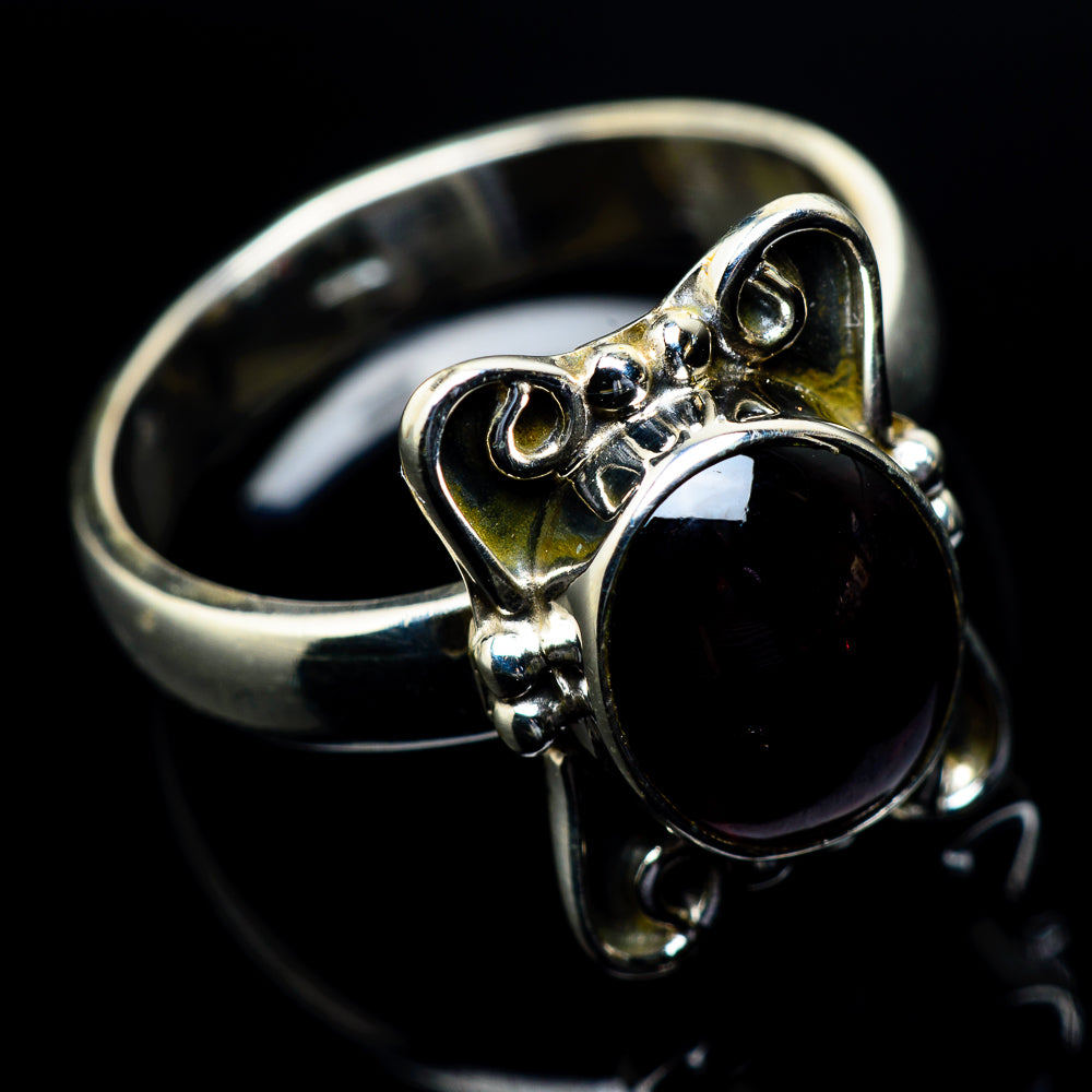 Garnet Rings handcrafted by Anasilvercos - RING23615