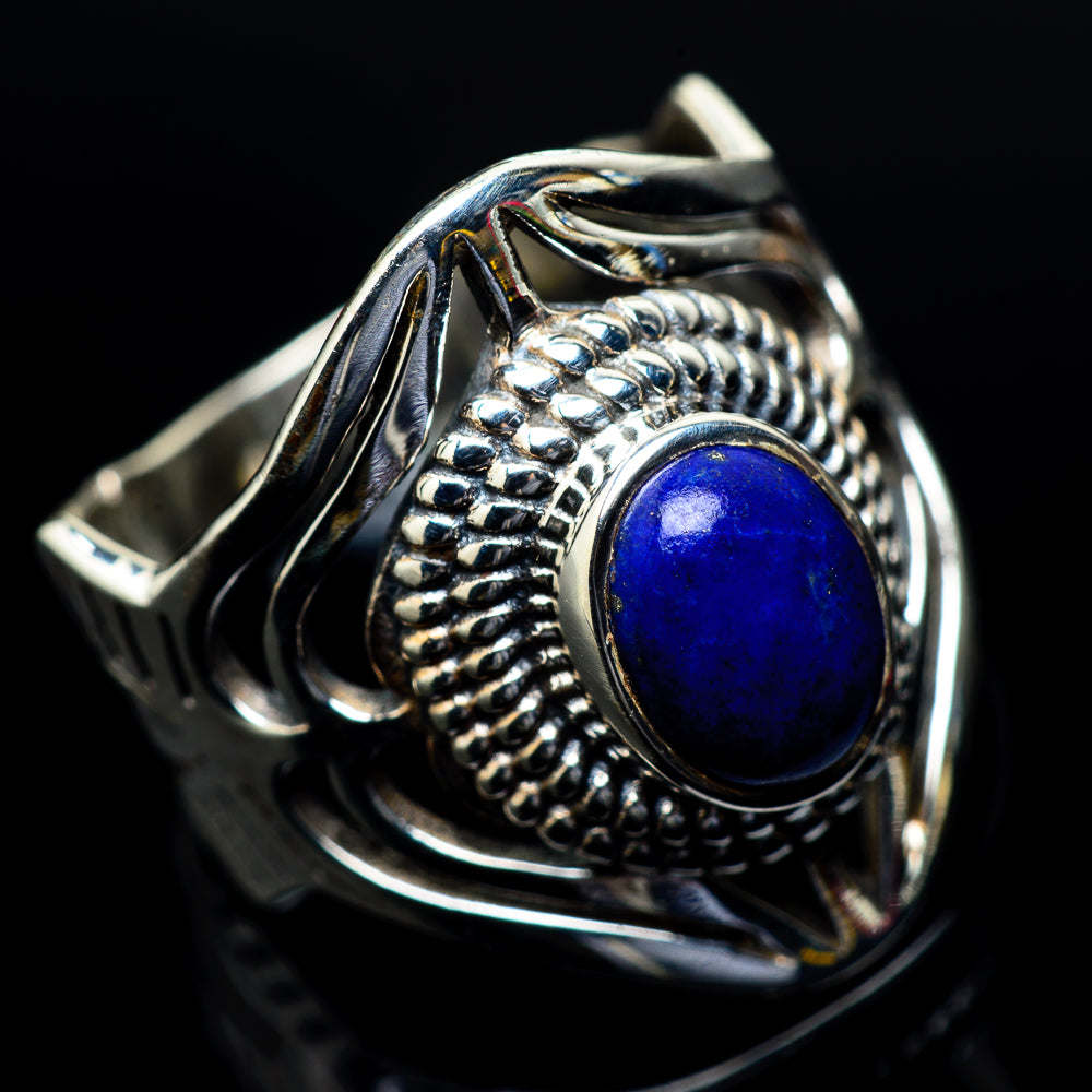 Lapis Lazuli Rings handcrafted by Anasilvercos - RING23627