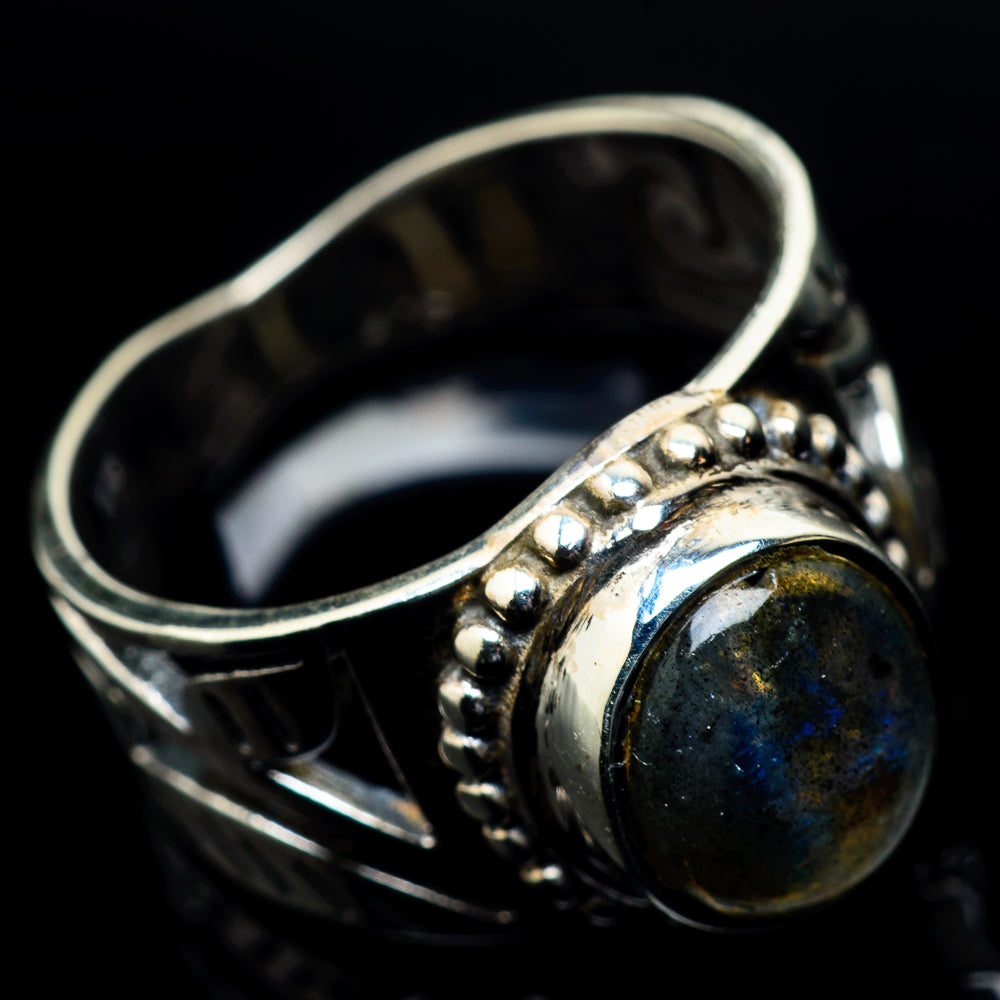 Labradorite Rings handcrafted by Anasilvercos - RING23685