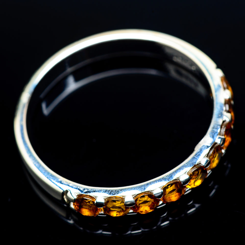 Mandarin Citrine Rings handcrafted by Anasilvercos - RING23730