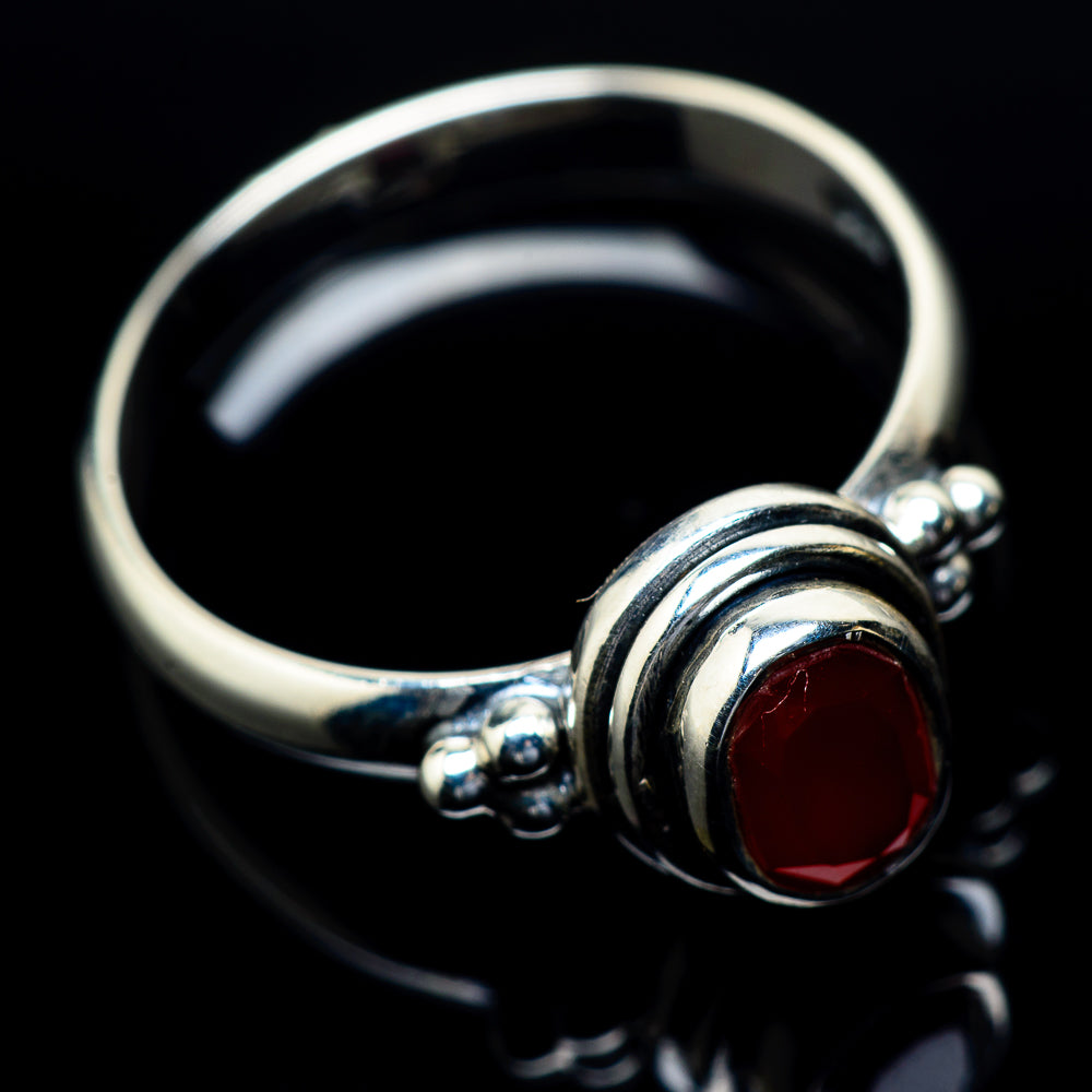Red Onyx Rings handcrafted by Anasilvercos - RING23762