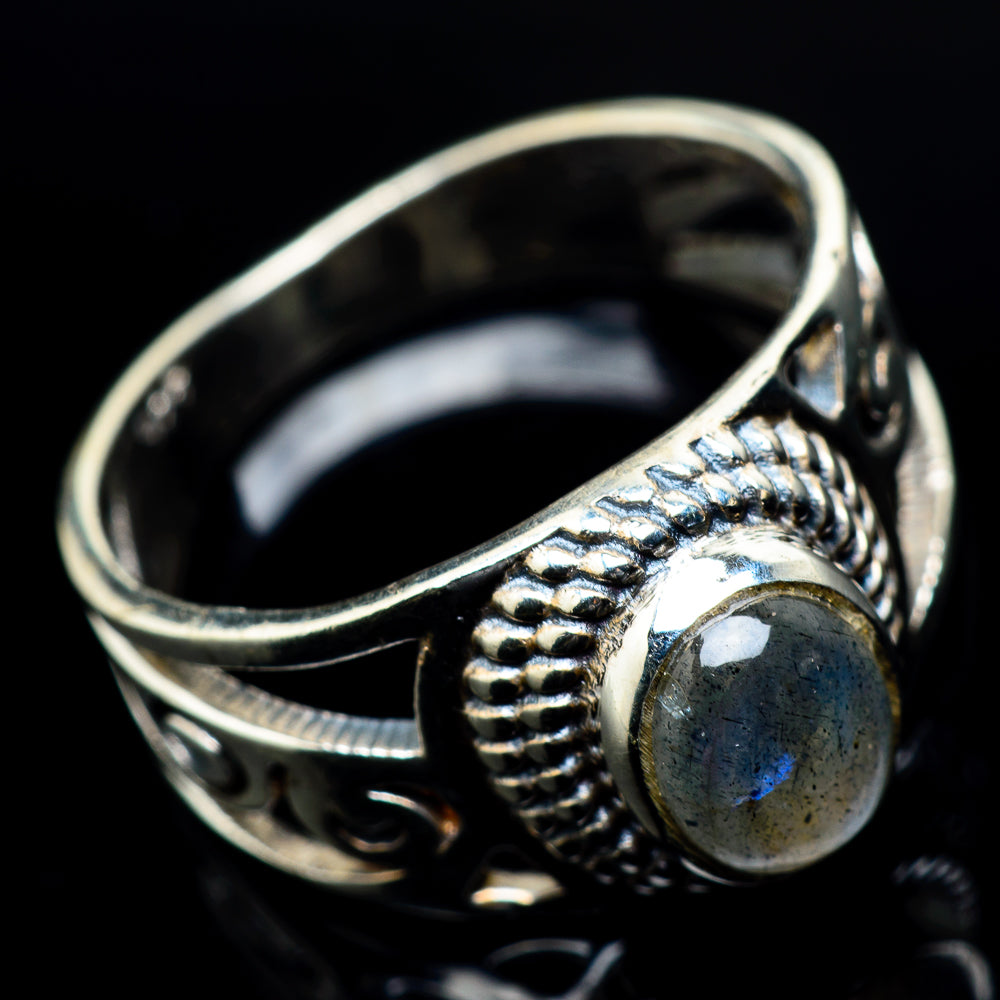Labradorite Rings handcrafted by Anasilvercos - RING23783