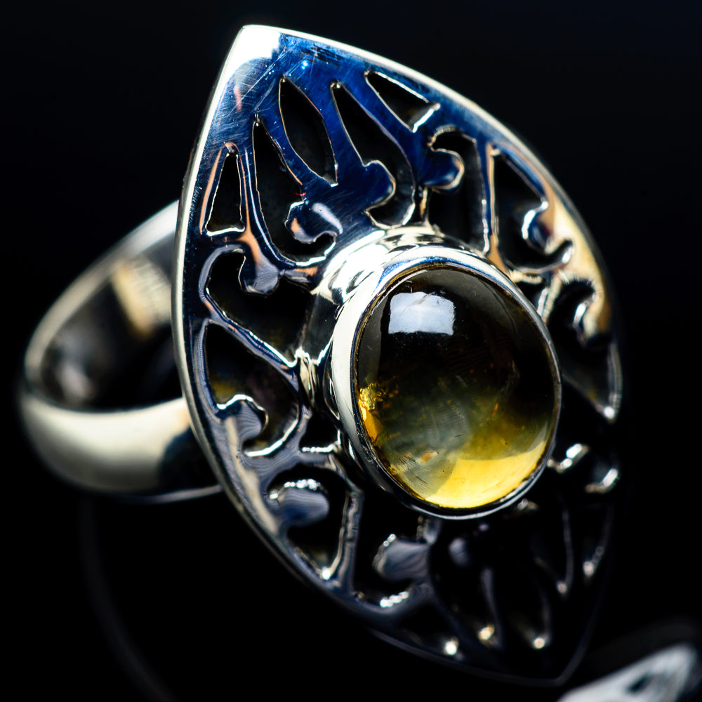 Citrine Rings handcrafted by Anasilvercos - RING23856