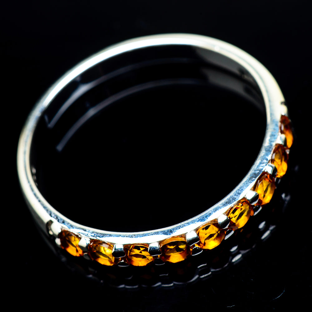 Mandarin Citrine Rings handcrafted by Anasilvercos - RING23922