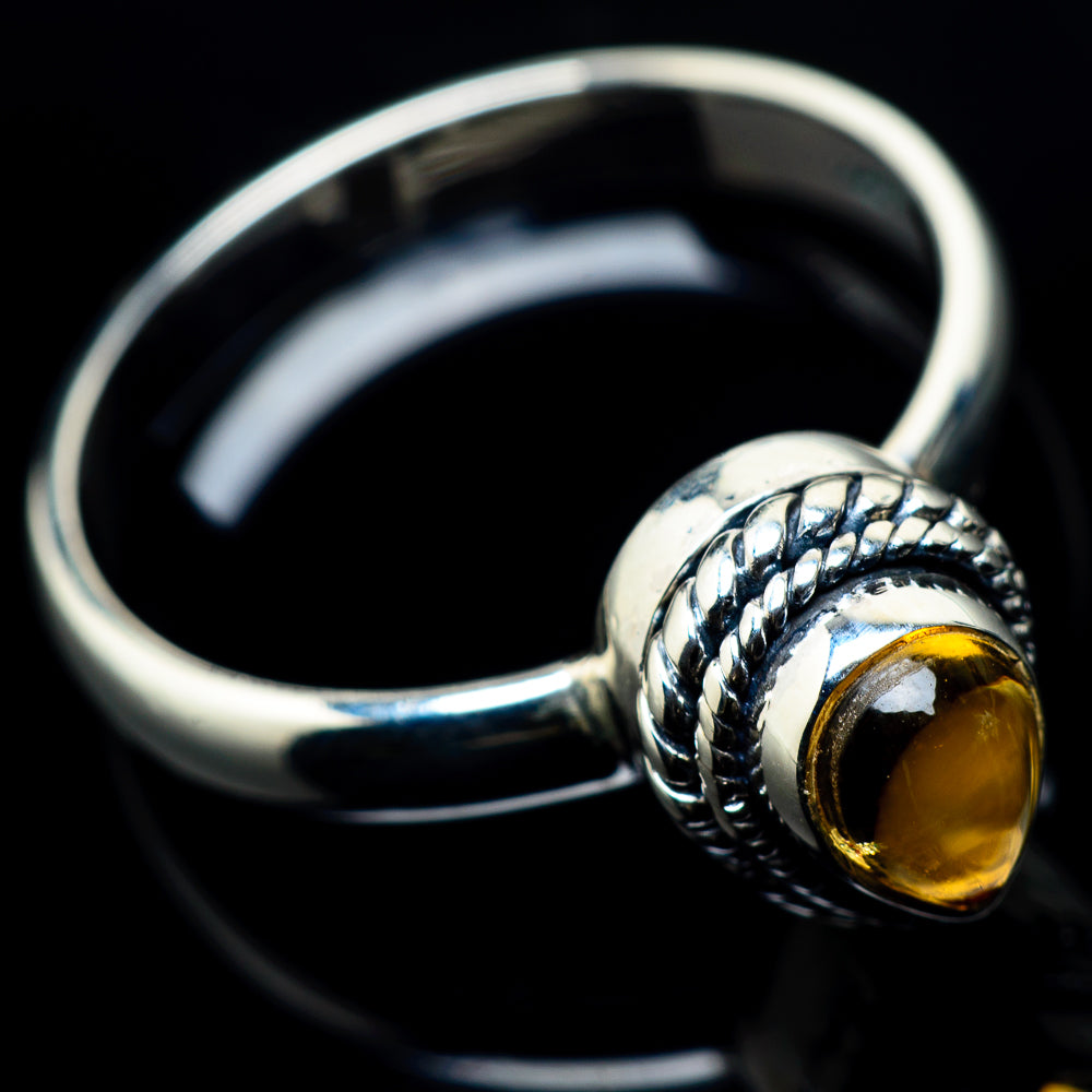 Citrine Rings handcrafted by Anasilvercos - RING23942