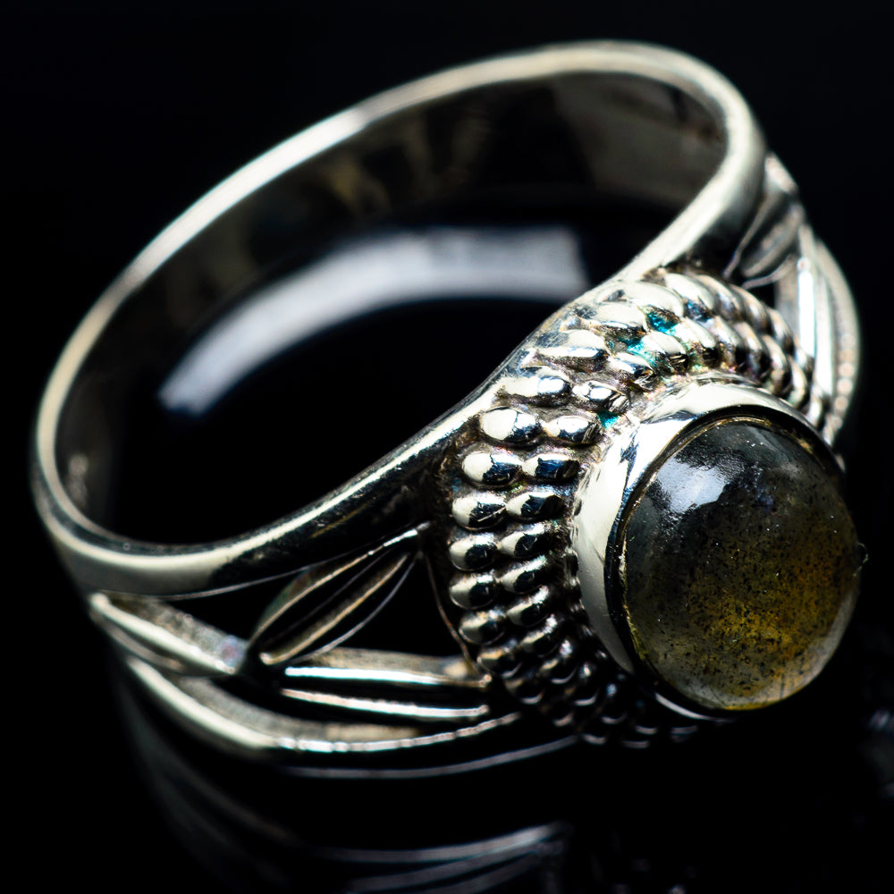 Labradorite Rings handcrafted by Anasilvercos - RING24066