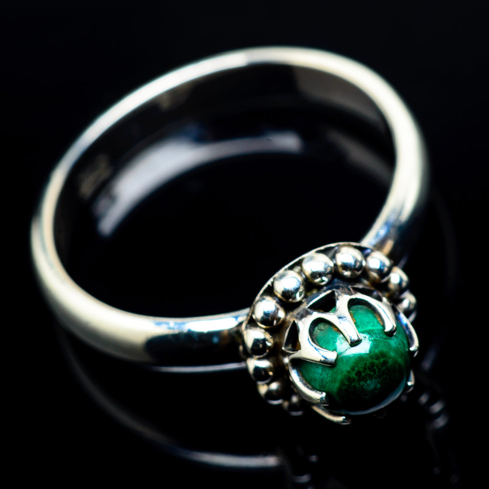 Malachite Rings handcrafted by Anasilvercos - RING24100