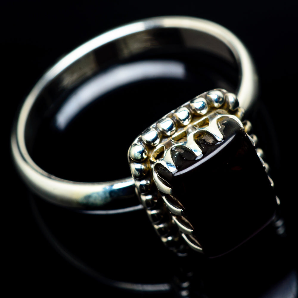 Garnet Rings handcrafted by Anasilvercos - RING24166