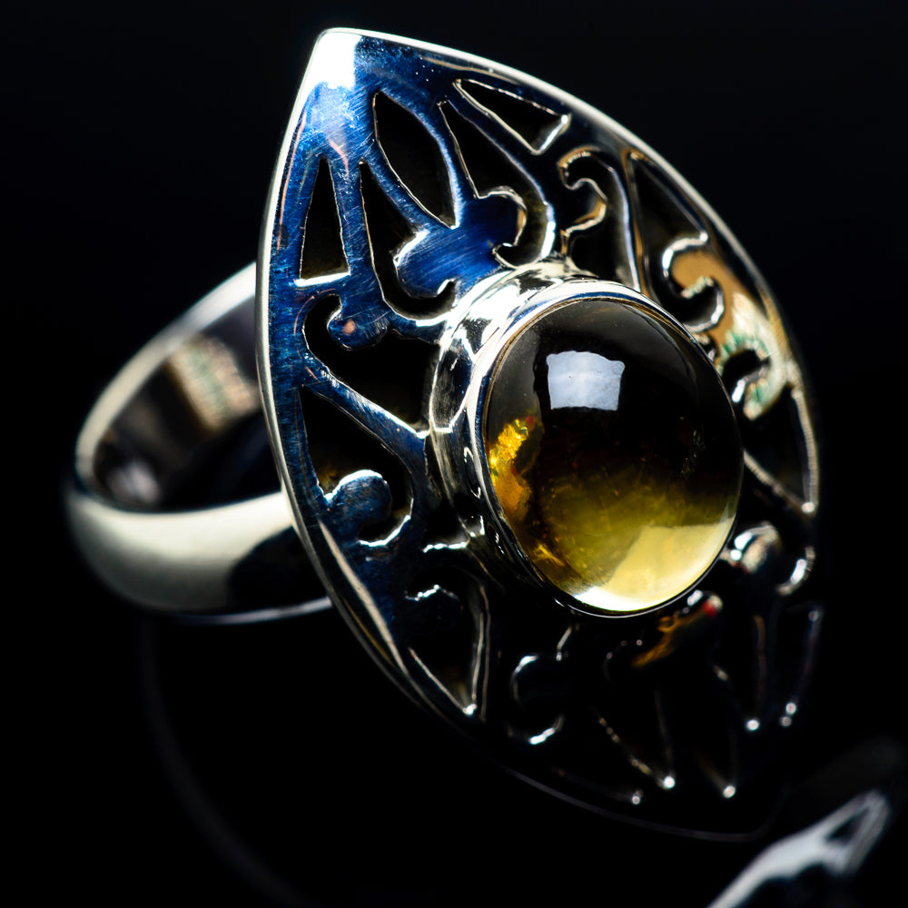Citrine Rings handcrafted by Anasilvercos - RING24278