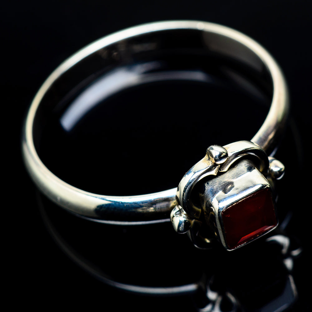 Red Onyx Rings handcrafted by Anasilvercos - RING24327