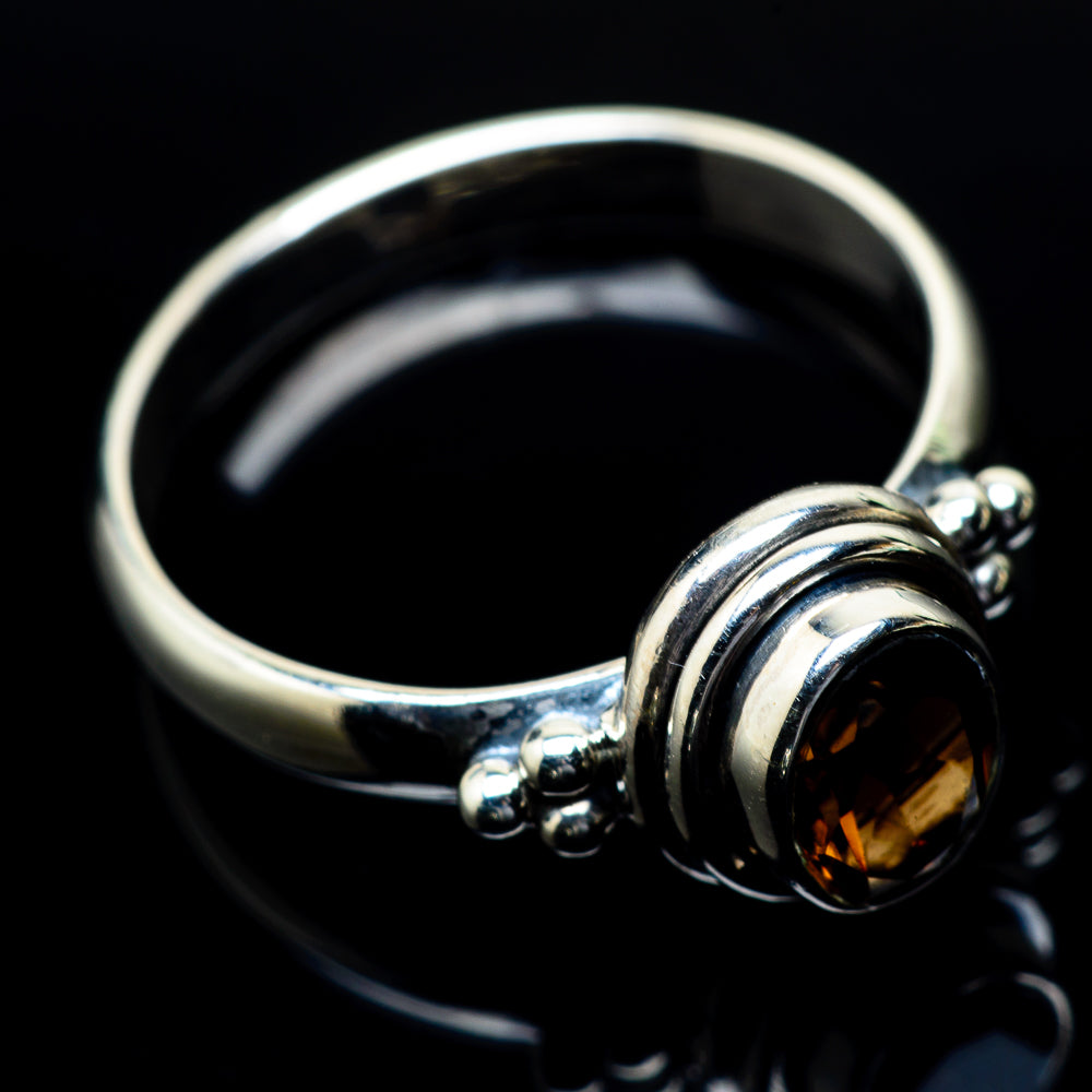 Smoky Quartz Rings handcrafted by Anasilvercos - RING24354