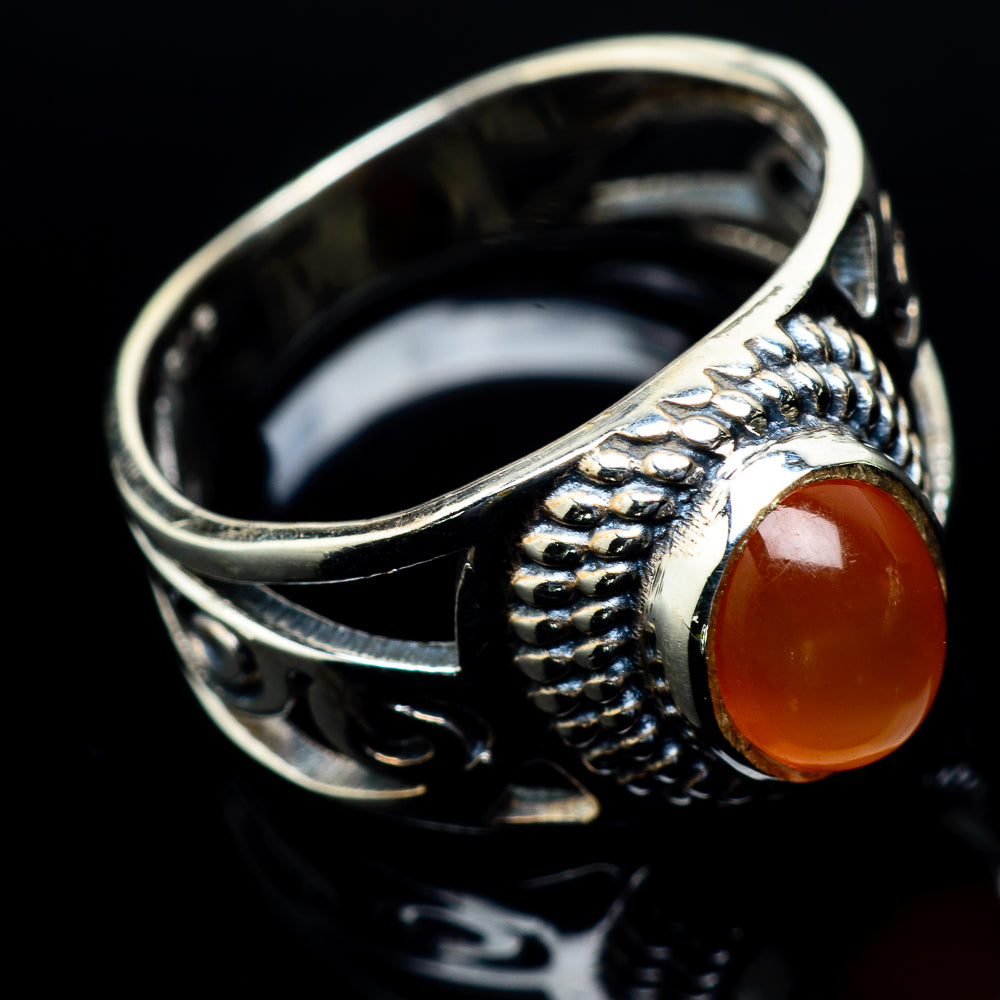 Carnelian Rings handcrafted by Anasilvercos - RING24383