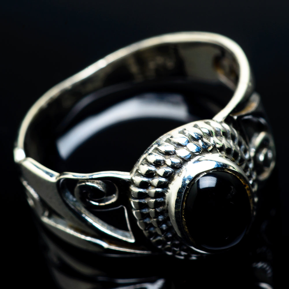 Black Onyx Rings handcrafted by Anasilvercos - RING24392