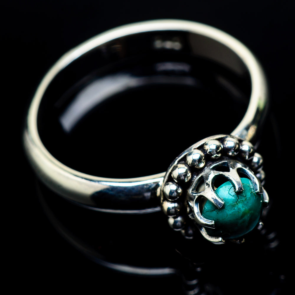 Turquoise Rings handcrafted by Anasilvercos - RING24430