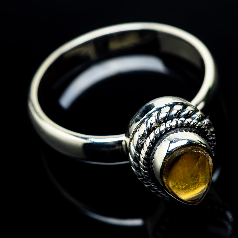 Citrine Rings handcrafted by Anasilvercos - RING24437