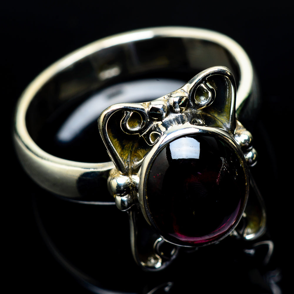 Garnet Rings handcrafted by Anasilvercos - RING24441