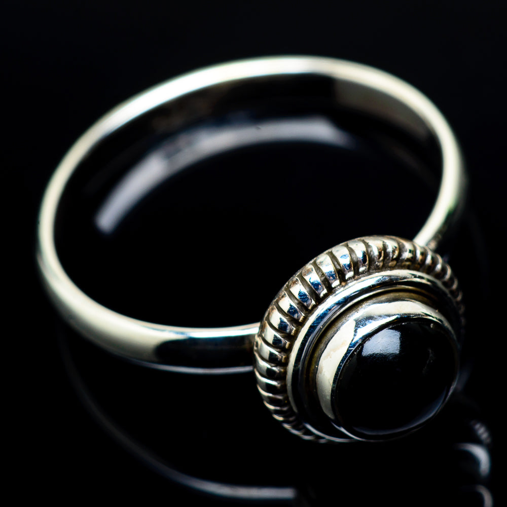 Black Onyx Rings handcrafted by Anasilvercos - RING24473