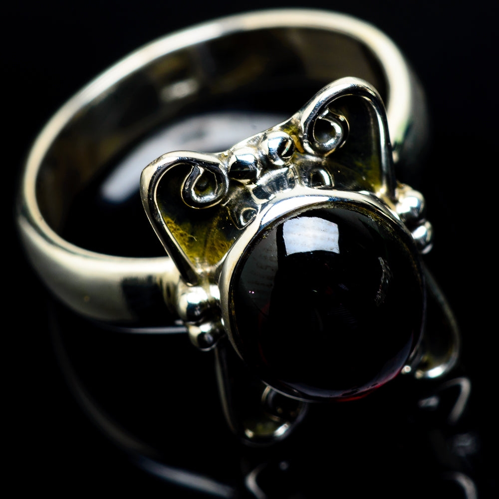 Garnet Rings handcrafted by Anasilvercos - RING24493