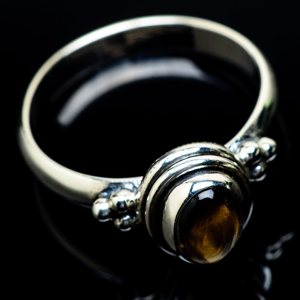 Smoky Quartz Rings handcrafted by Anasilvercos - RING24542