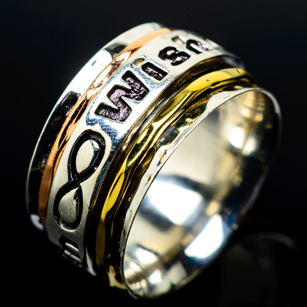 Meditation Spinner Rings handcrafted by Anasilvercos - RING24577