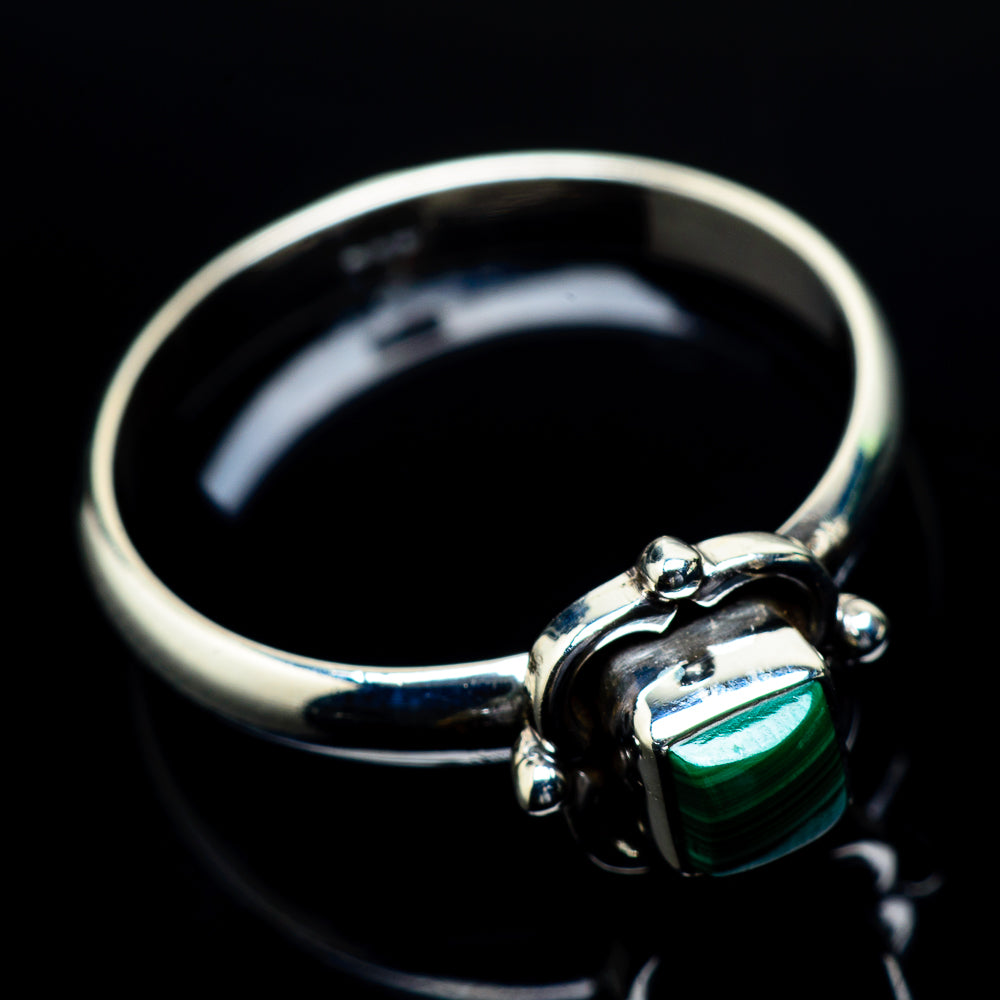 Malachite Rings handcrafted by Anasilvercos - RING24591