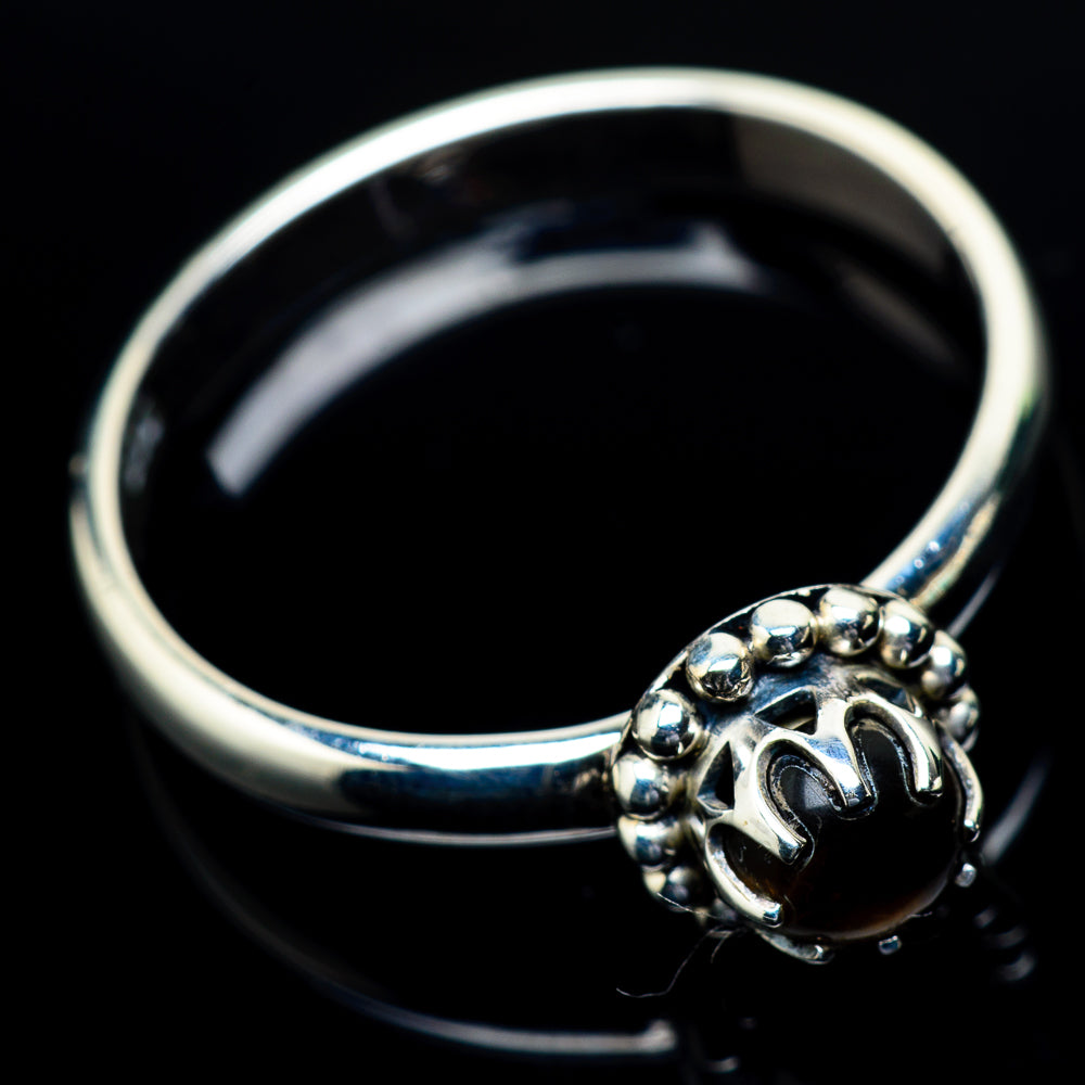 Smoky Quartz Rings handcrafted by Anasilvercos - RING24595