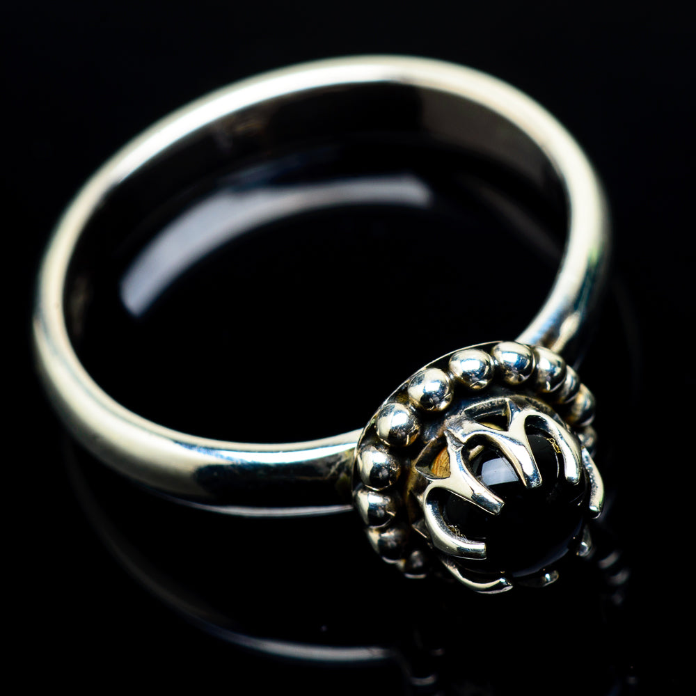 Black Onyx Rings handcrafted by Anasilvercos - RING24607