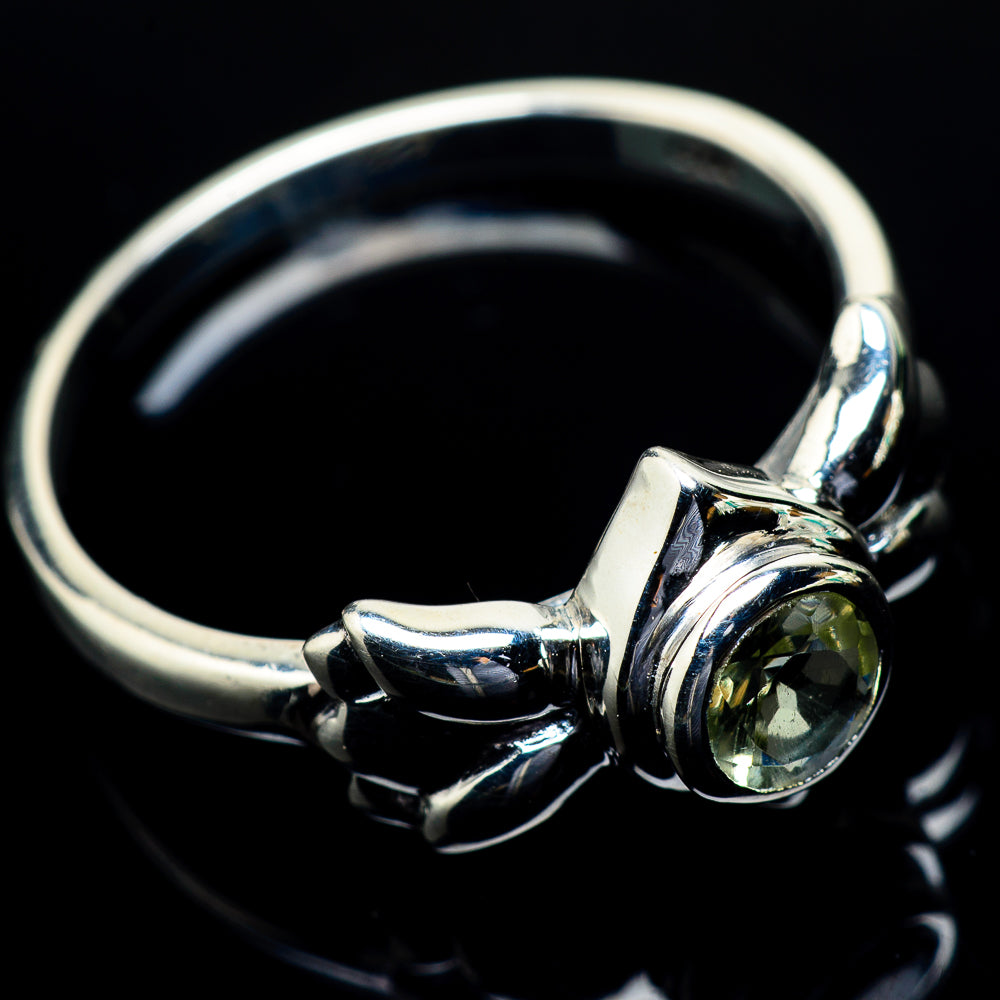 Green Amethyst Rings handcrafted by Anasilvercos - RING24636