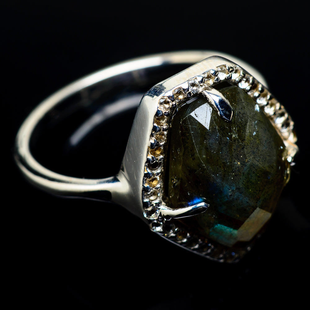 Labradorite Rings handcrafted by Anasilvercos - RING24664