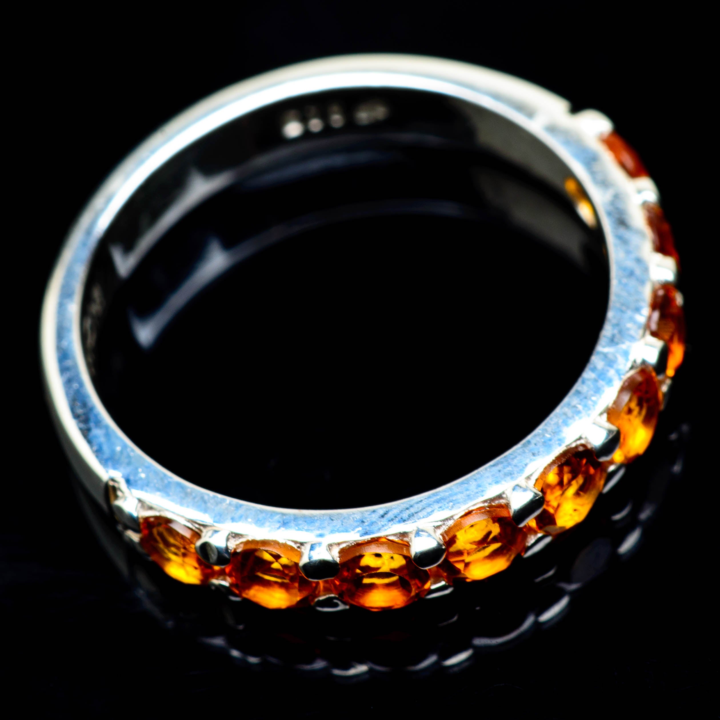 Citrine Rings handcrafted by Anasilvercos - RING24729