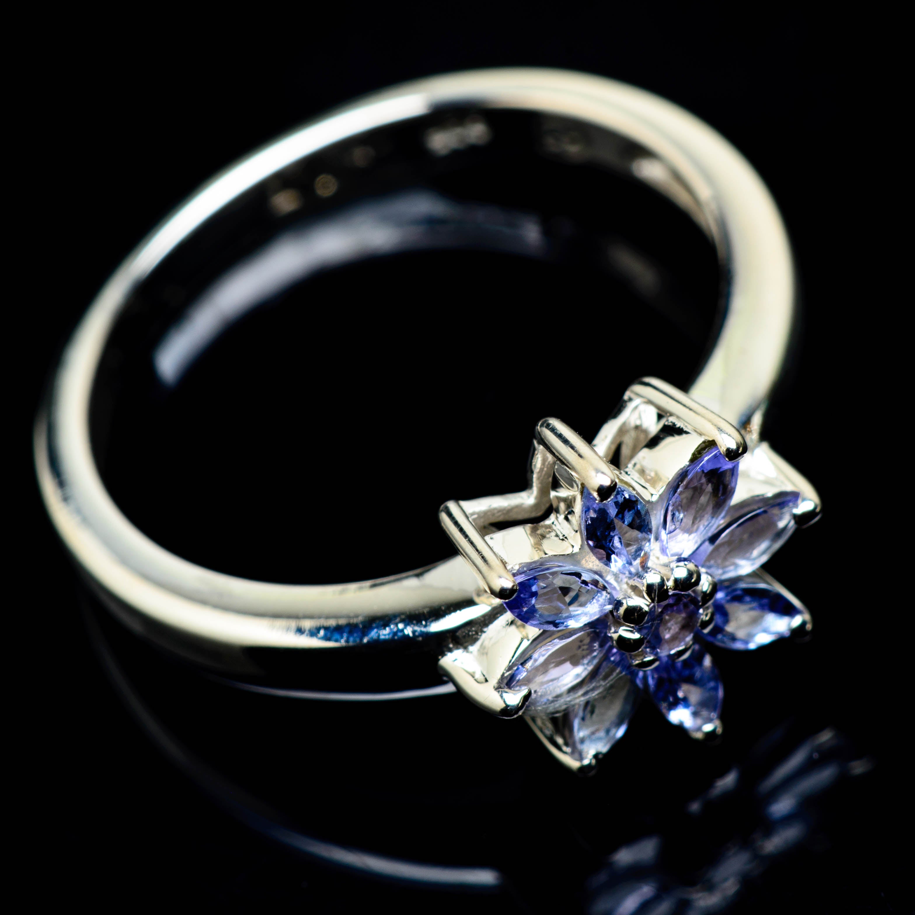 Tanzanite Rings handcrafted by Anasilvercos - RING24736