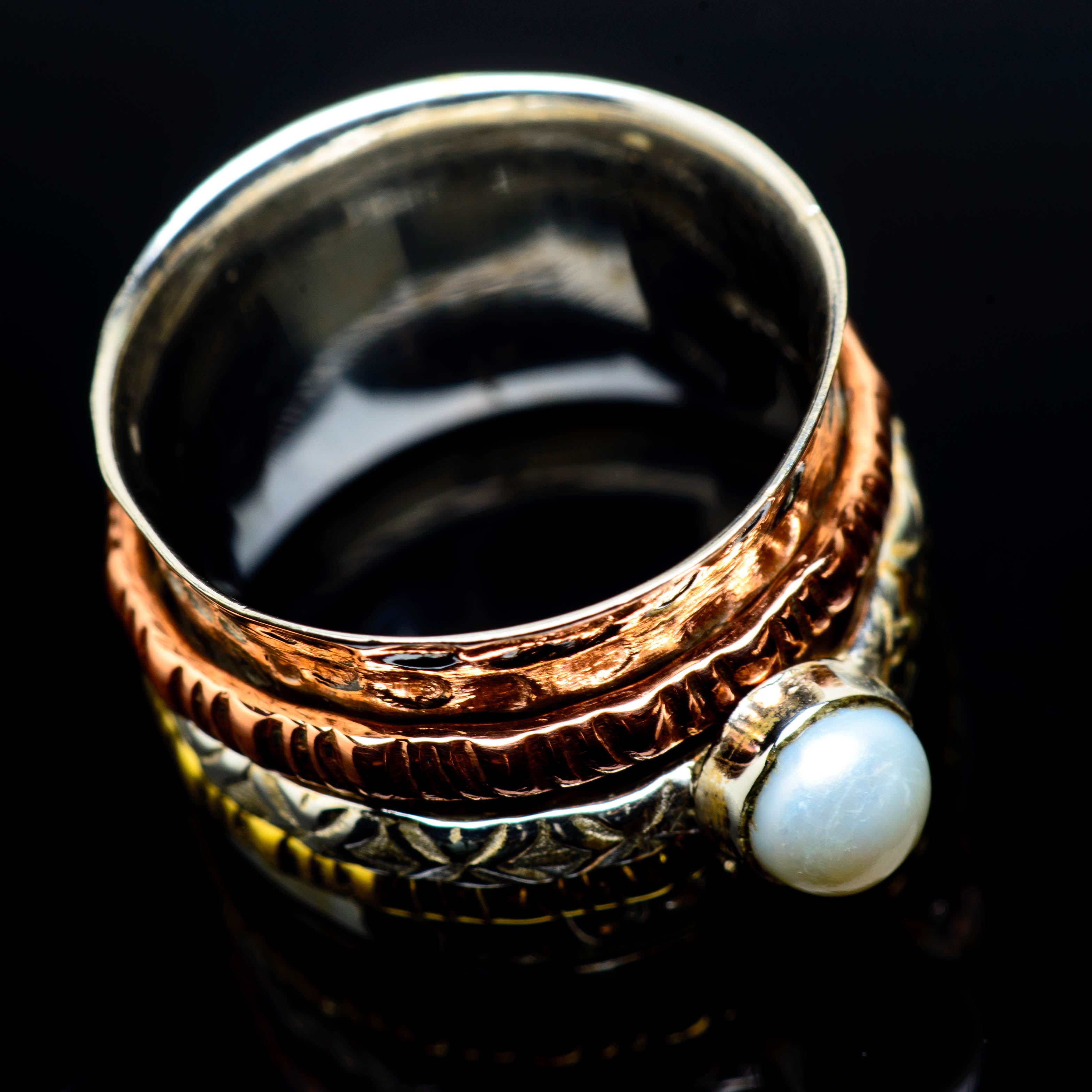 Cultured Pearl Rings handcrafted by Anasilvercos - RING24737