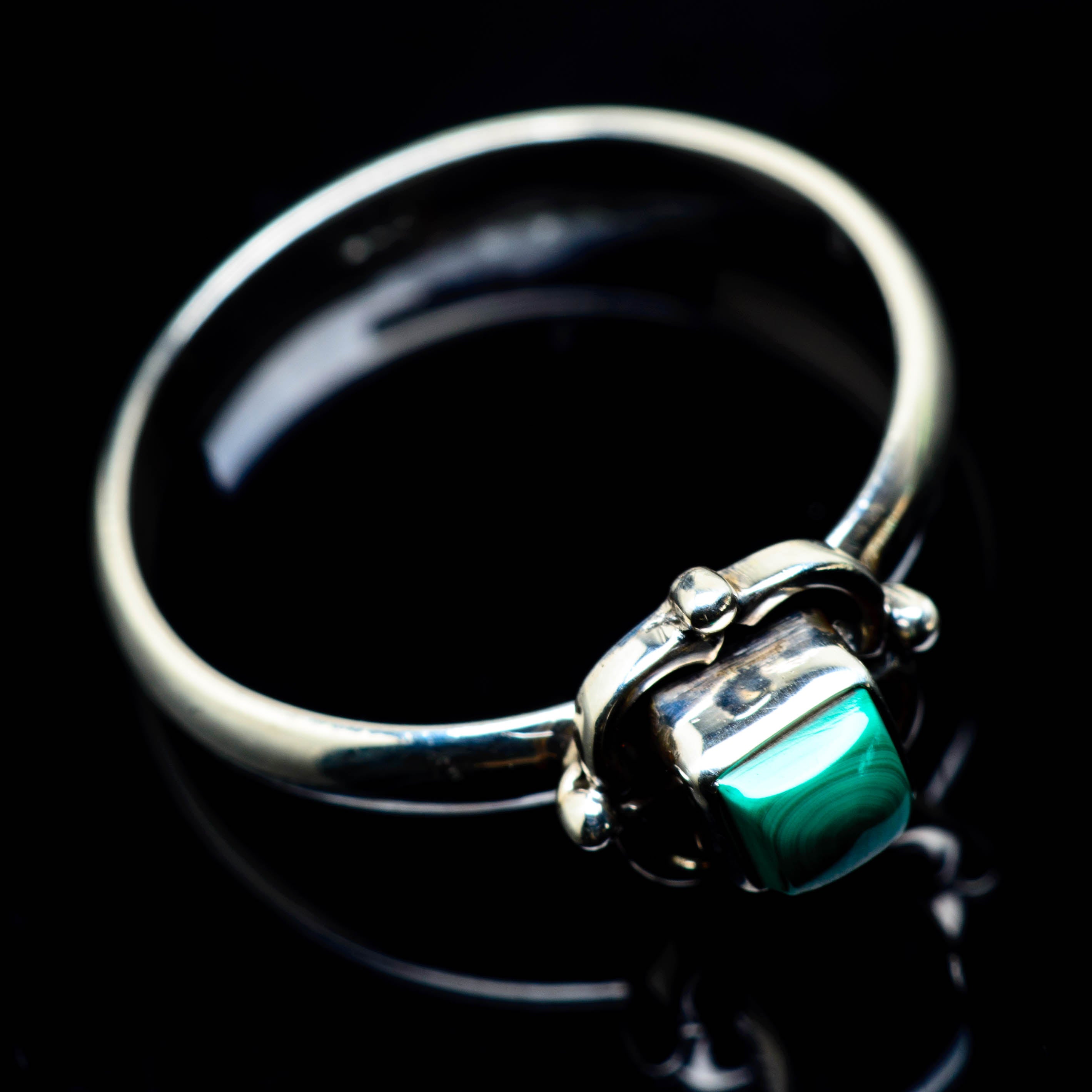 Malachite Rings handcrafted by Anasilvercos - RING24813