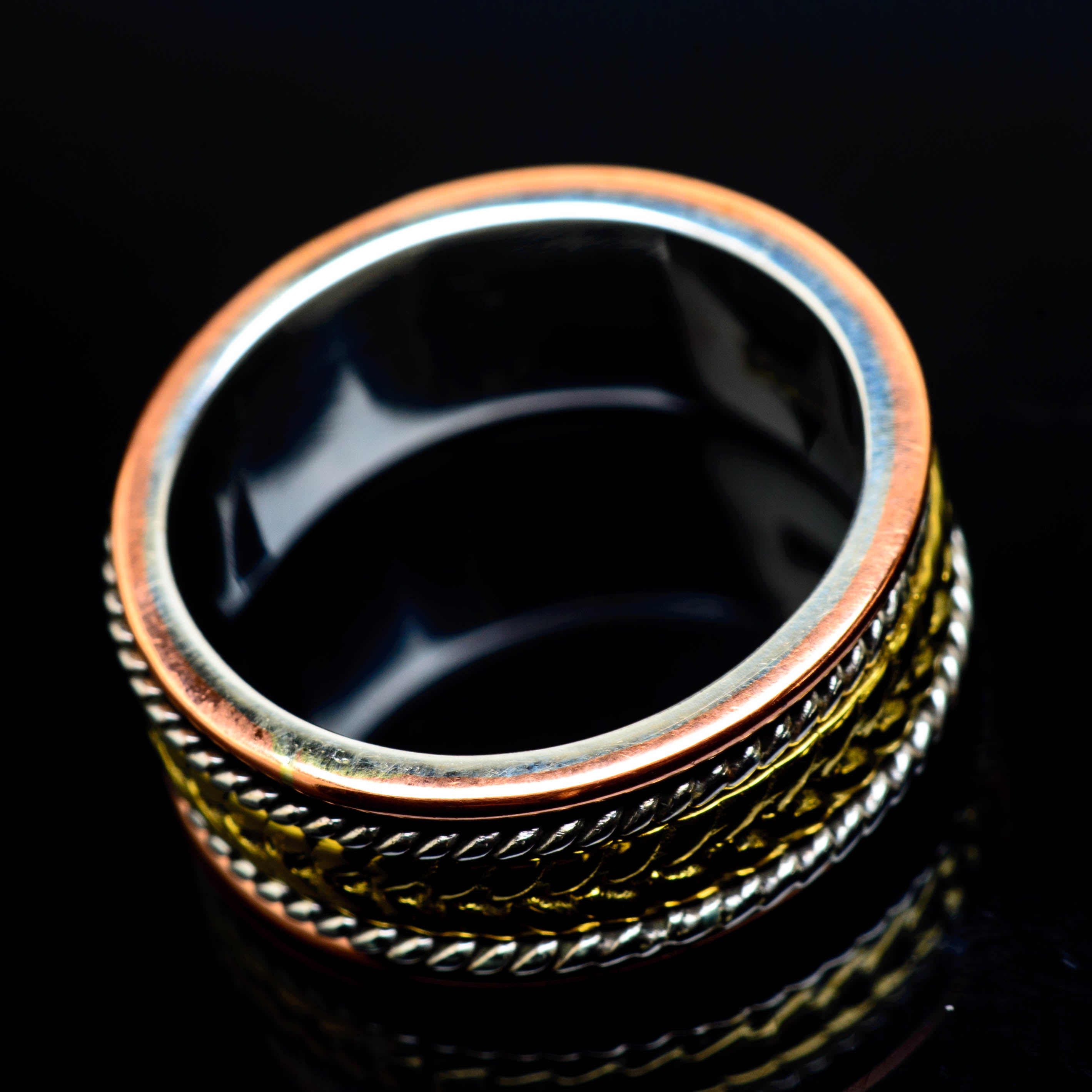 Meditation Spinner Rings handcrafted by Anasilvercos - RING24855