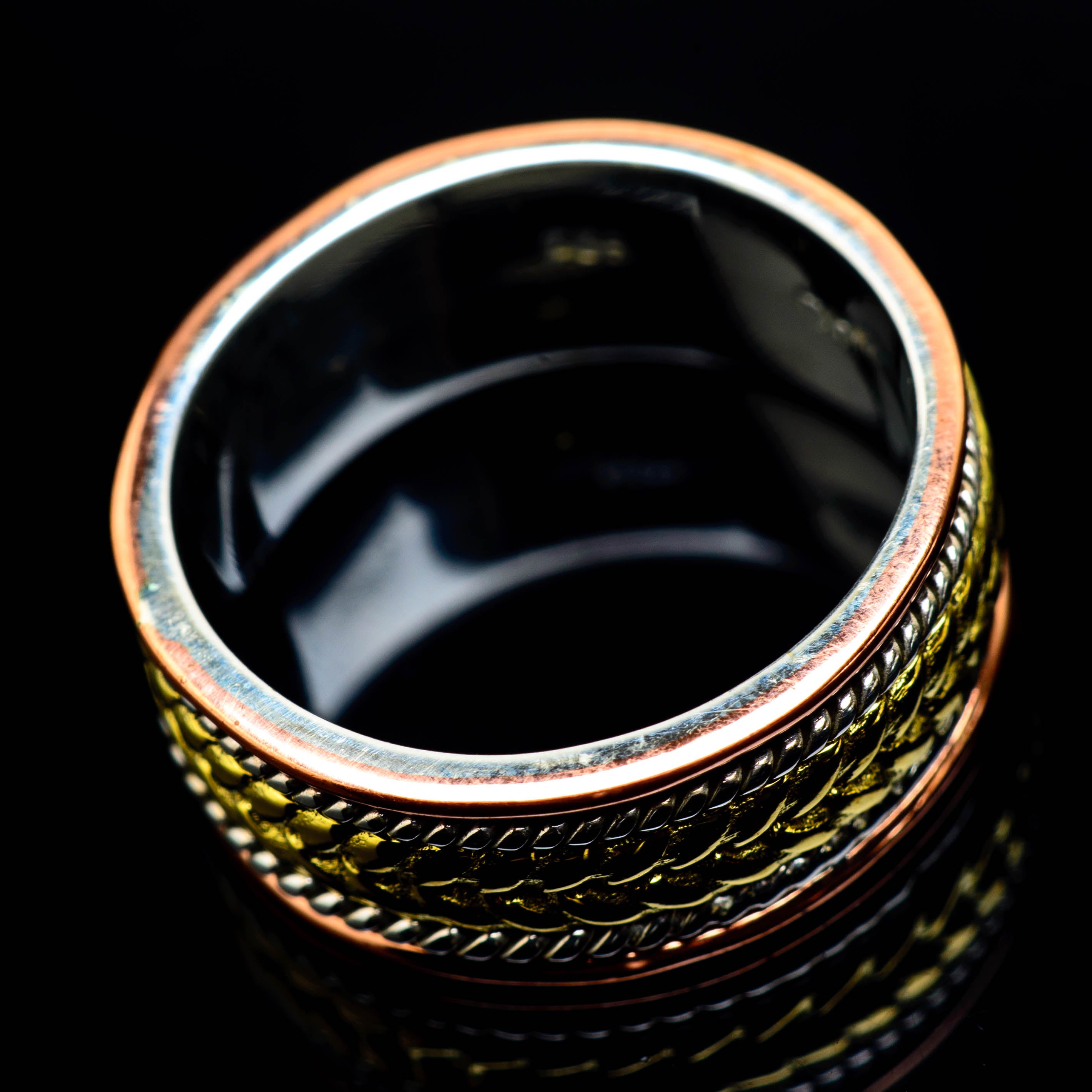 Meditation Spinner Rings handcrafted by Anasilvercos - RING24884