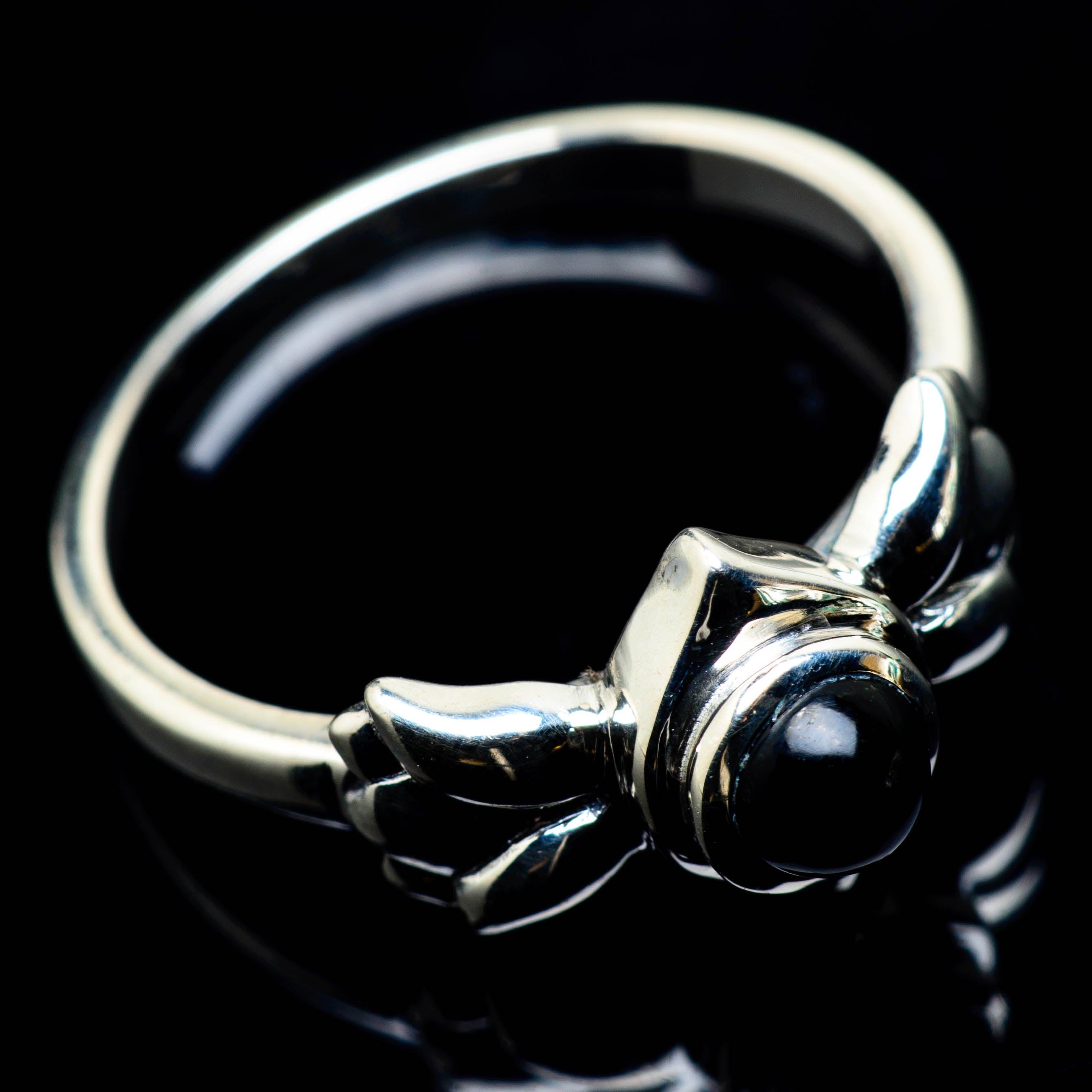Black Onyx Rings handcrafted by Anasilvercos - RING24944