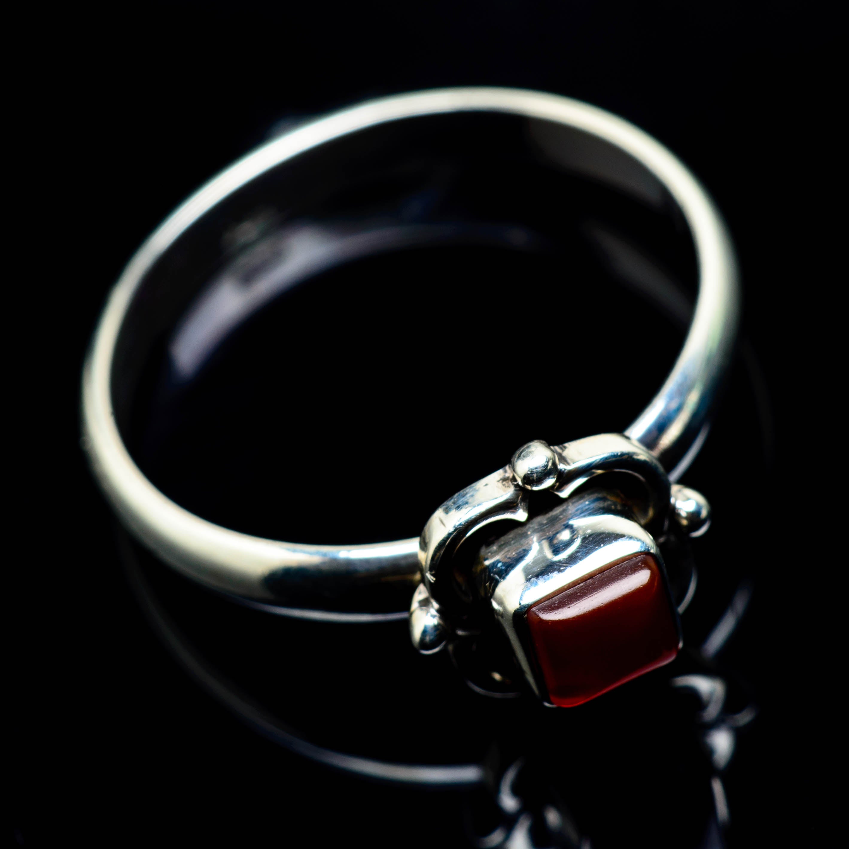 Red Onyx Rings handcrafted by Anasilvercos - RING25014