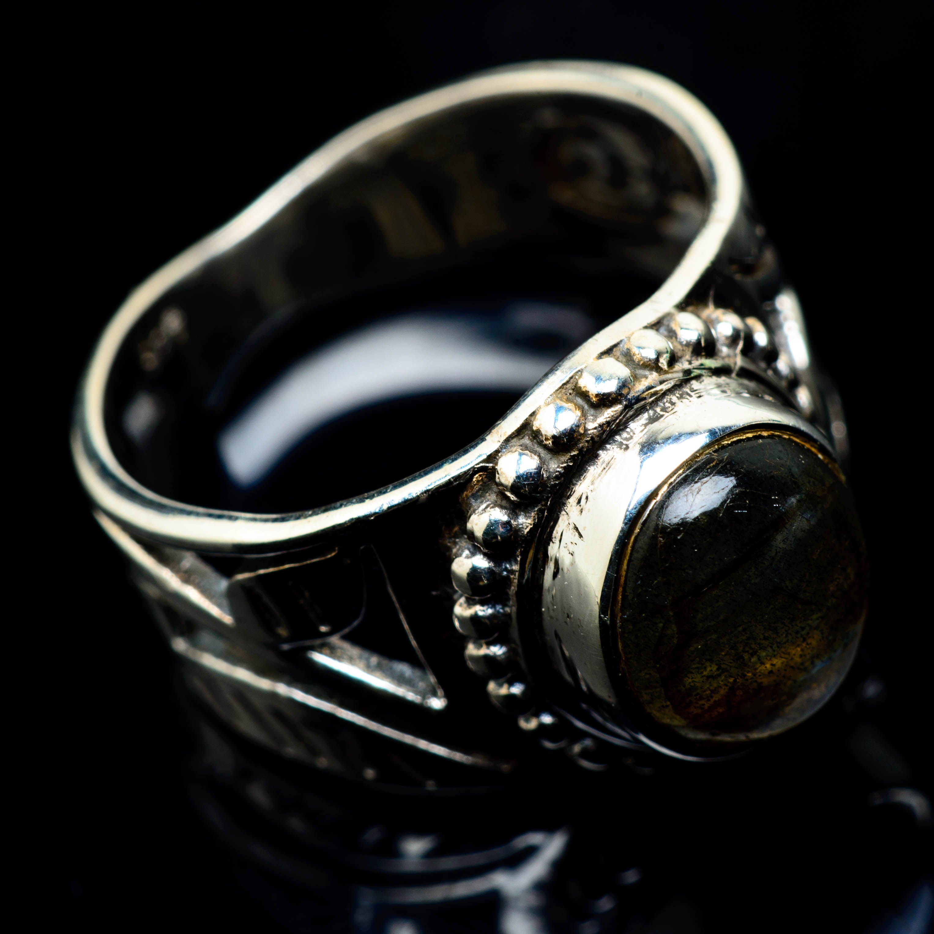 Labradorite Rings handcrafted by Anasilvercos - RING25054