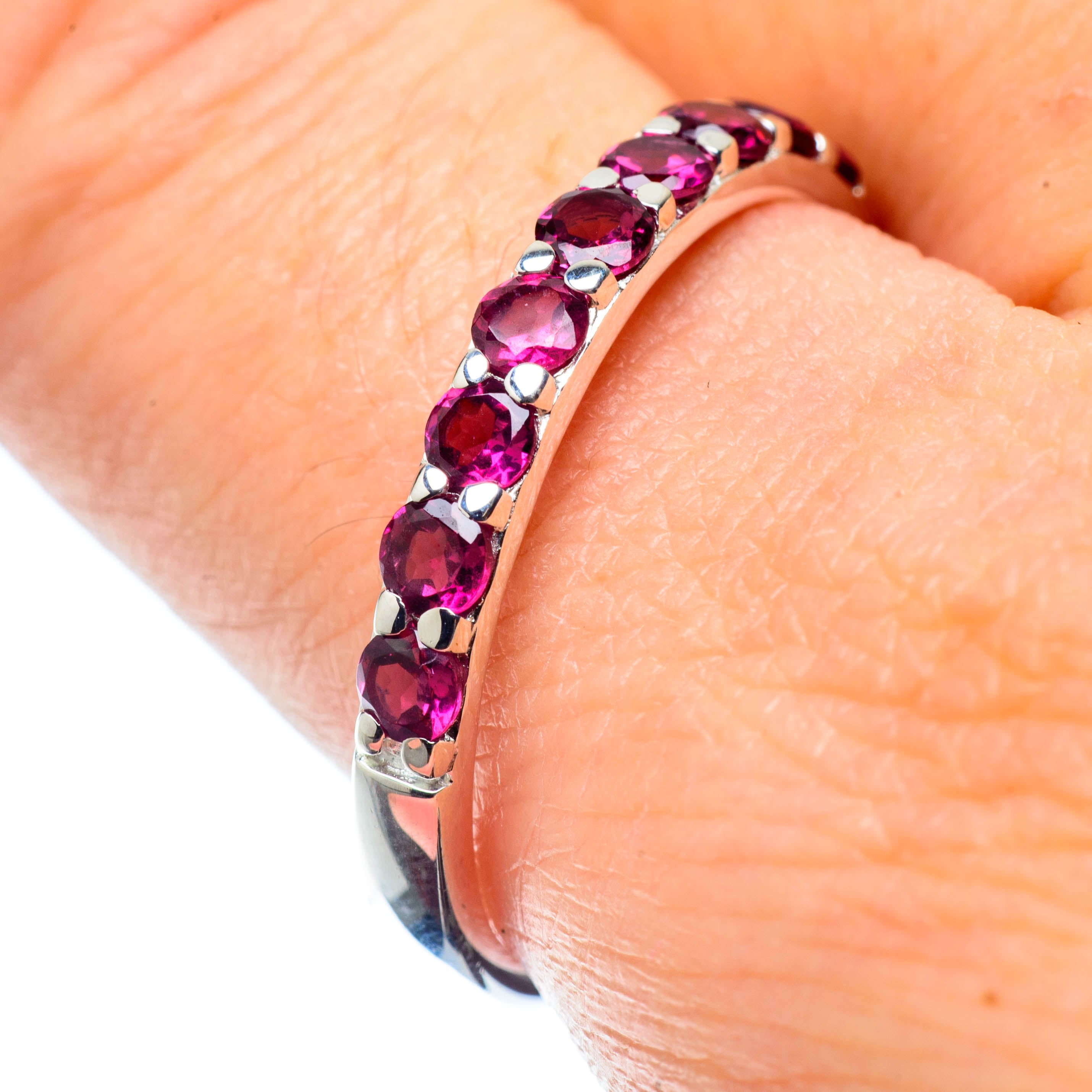 Pink Tourmaline Rings handcrafted by Anasilvercos - RING25101