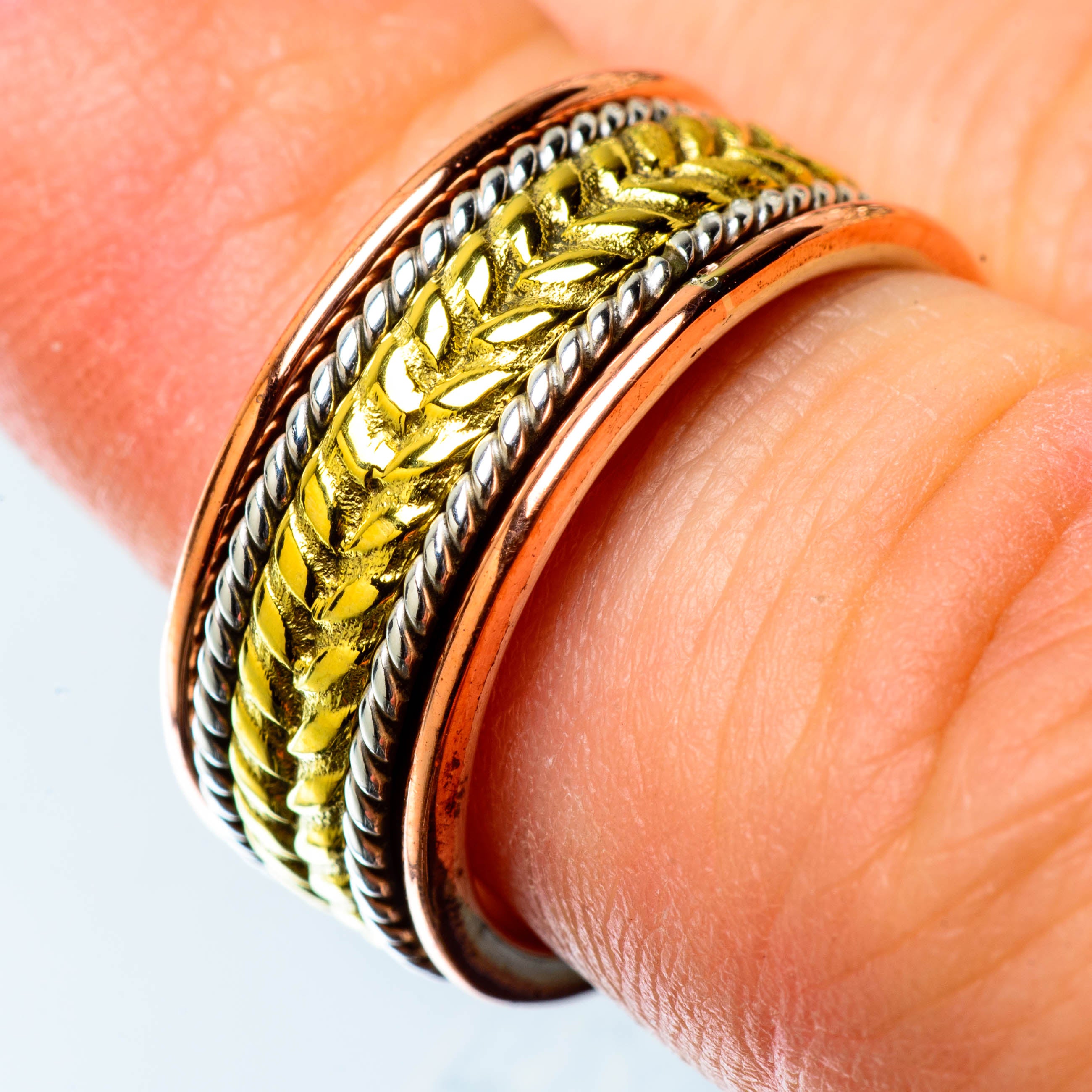Meditation Spinner Rings handcrafted by Anasilvercos - RING25217