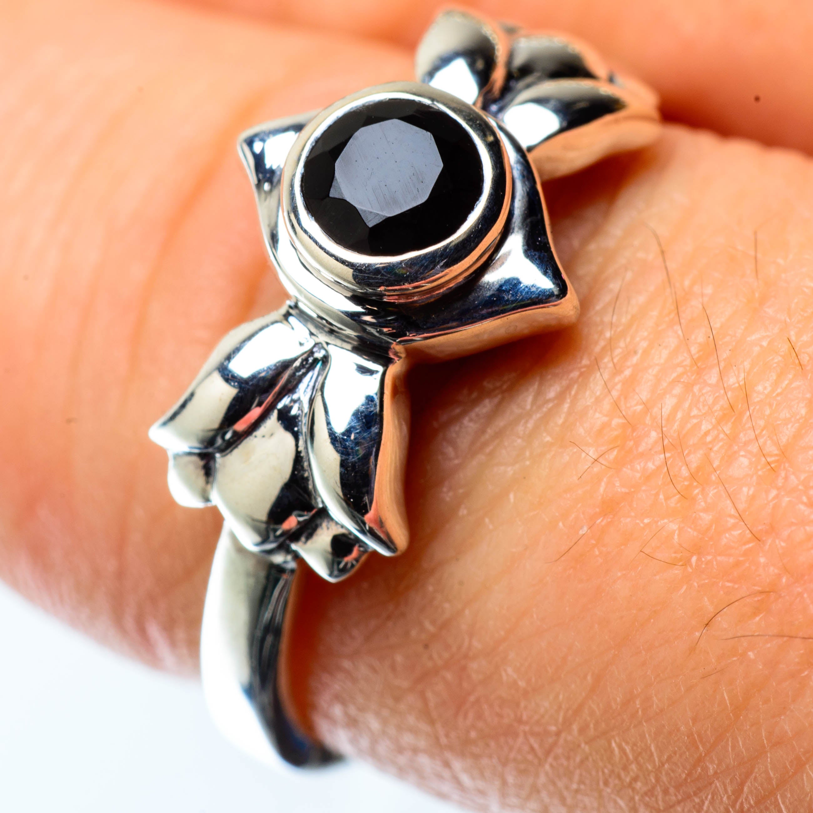 Black Onyx Rings handcrafted by Anasilvercos - RING25430