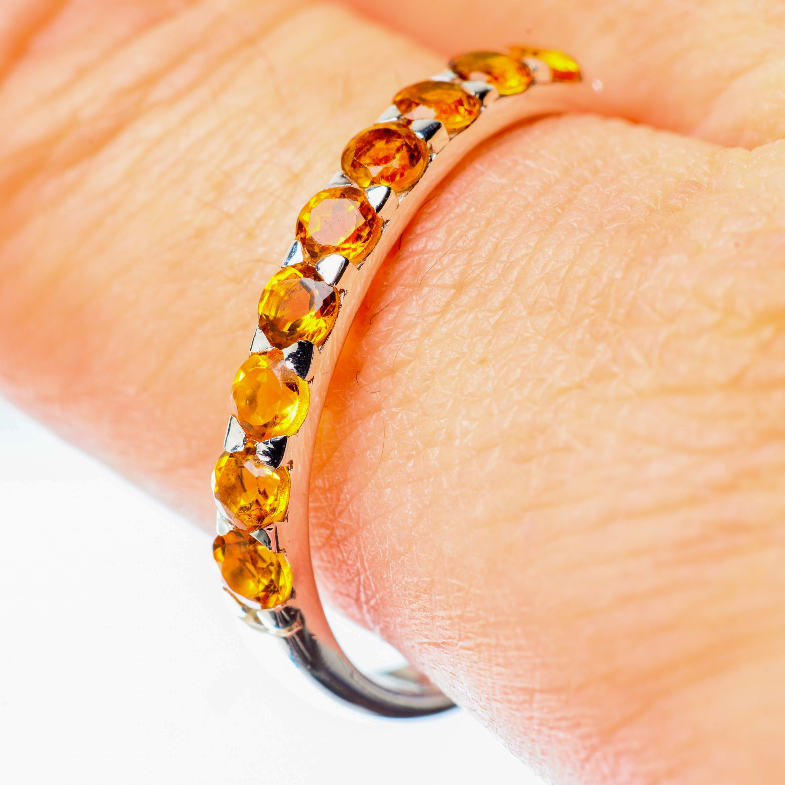 Citrine Rings handcrafted by Anasilvercos - RING25527