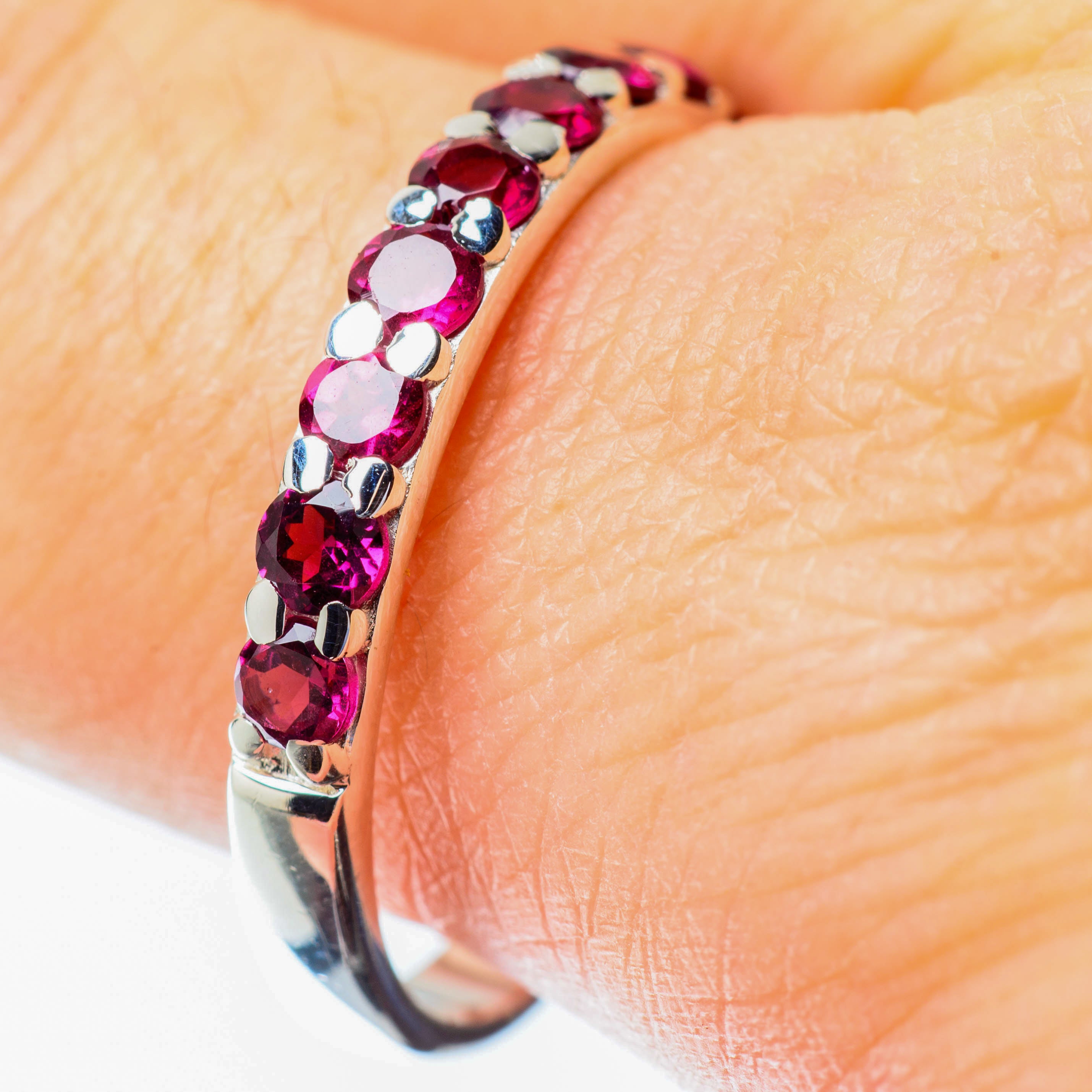 Pink Tourmaline Rings handcrafted by Anasilvercos - RING25598