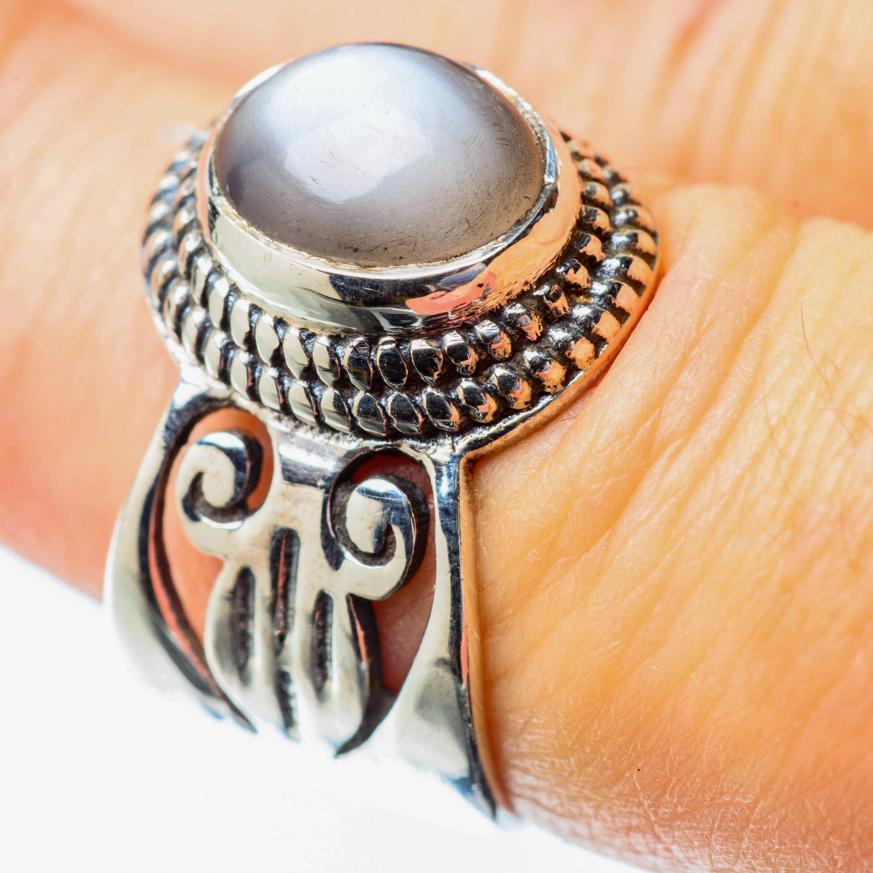 Moonstone Rings handcrafted by Anasilvercos - RING25794