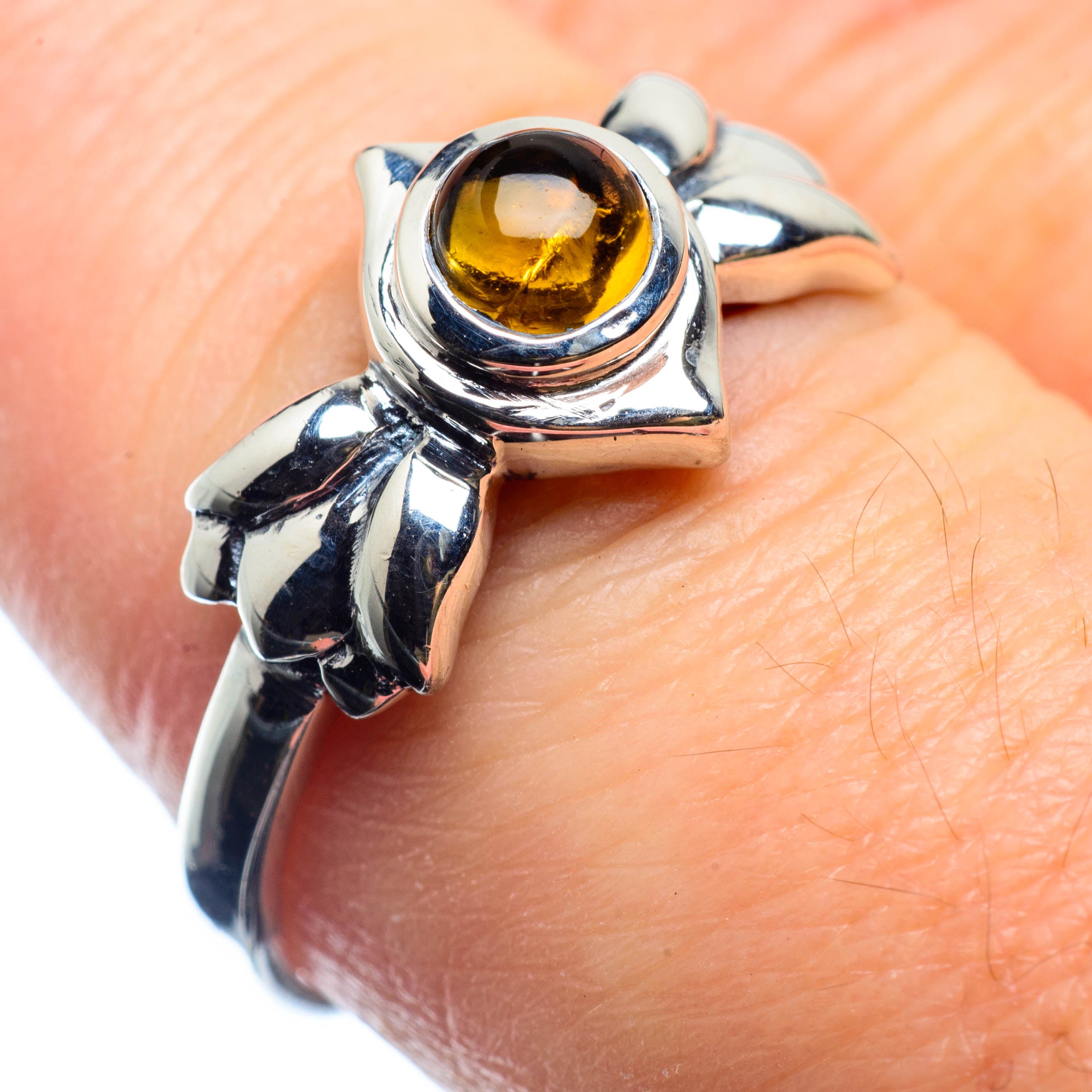 Citrine Rings handcrafted by Anasilvercos - RING25909