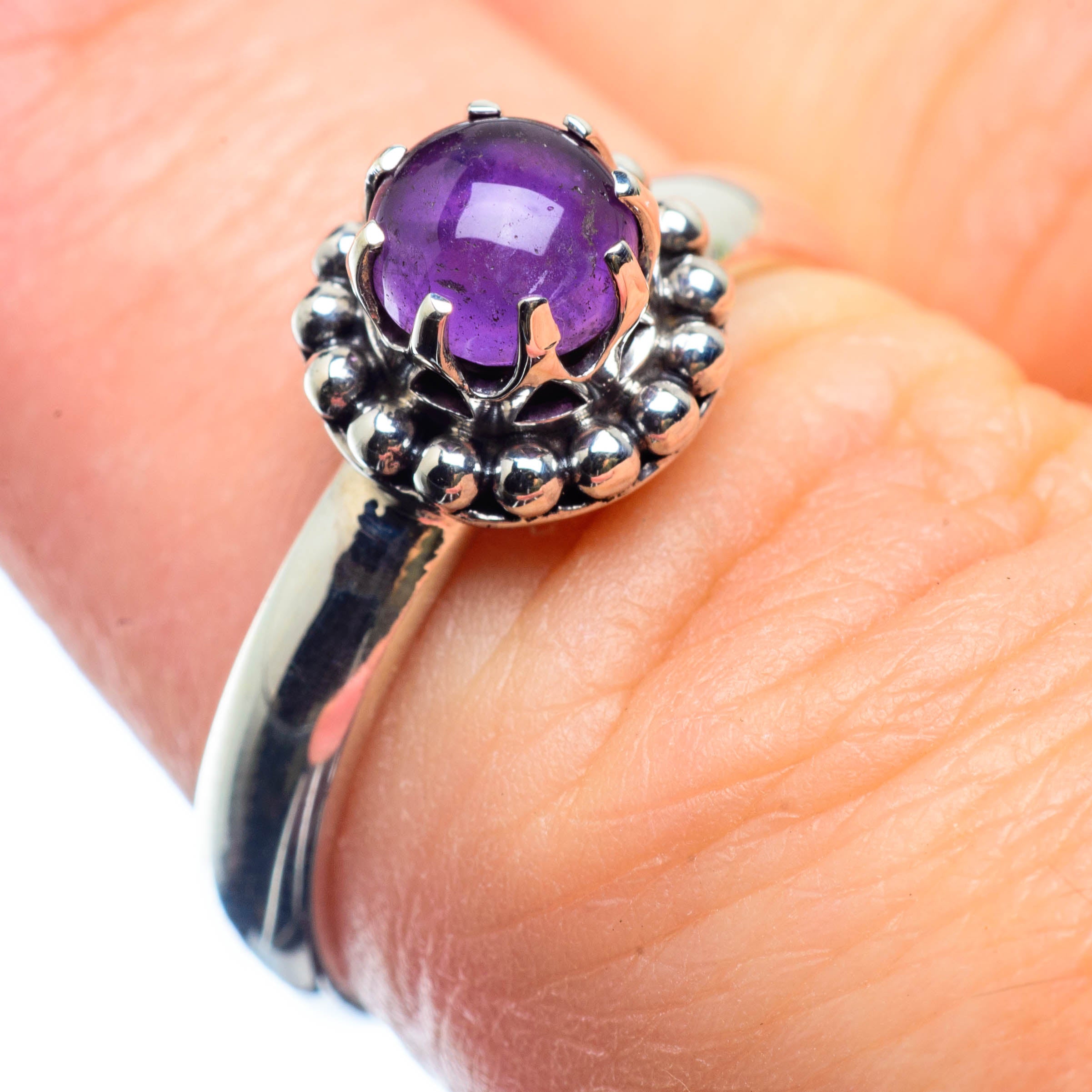 Amethyst Rings handcrafted by Anasilvercos - RING25919